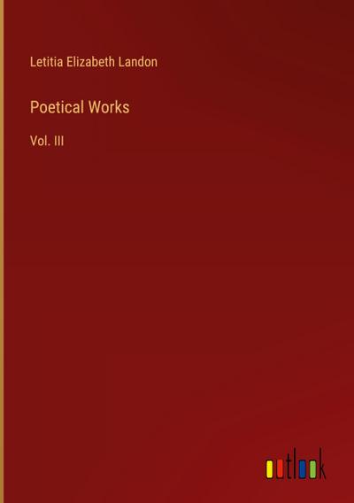 Poetical Works