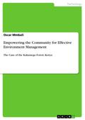 Empowering The Community For Effective Environment Management - Oscar Mmbali