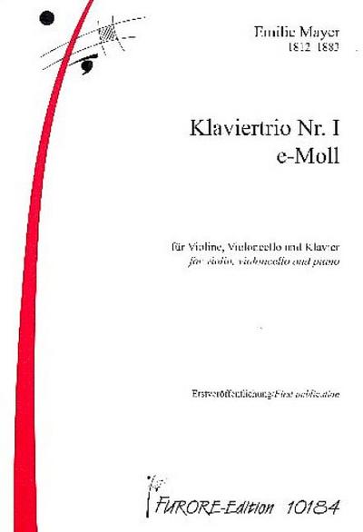 Trio e-Moll Nr.1für Violine, Violoncello und Klavier