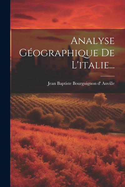 Analyse Géographique De L’italie...