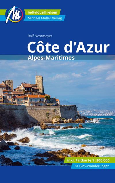 Côte d’Azur Reiseführer Michael Müller Verlag, m. 1 Karte