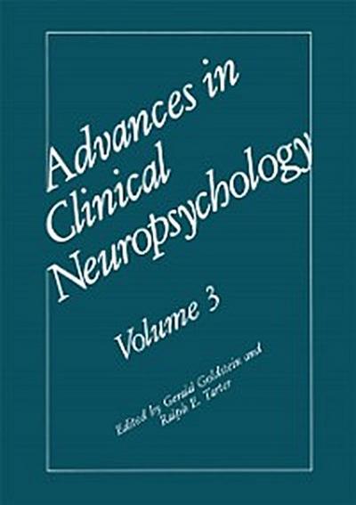 Advances in Clinical Neuropsychology
