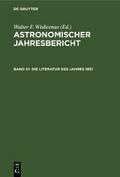 Die Literatur des Jahres 1951