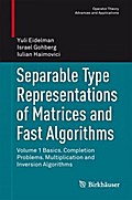 Separable Type Representations of Matrices and Fast Algorithms