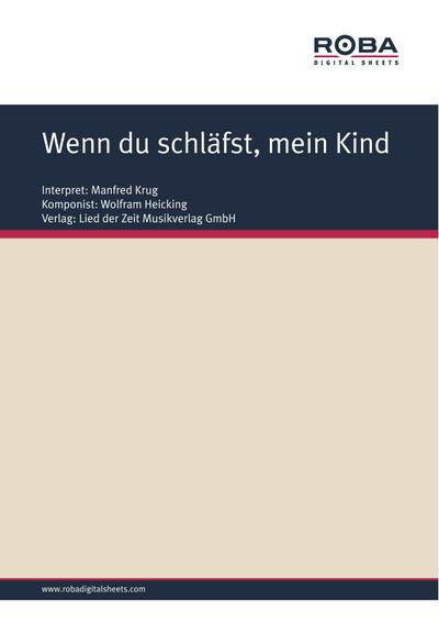 Wenn du schläfst, mein Kind