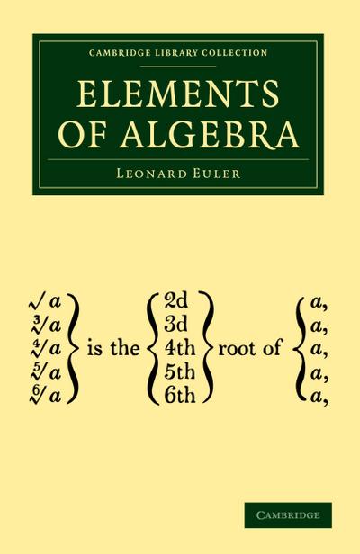 Elements of Algebra