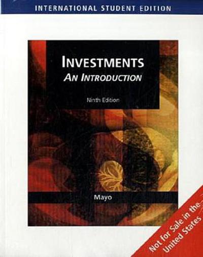 Investments: An Introduction