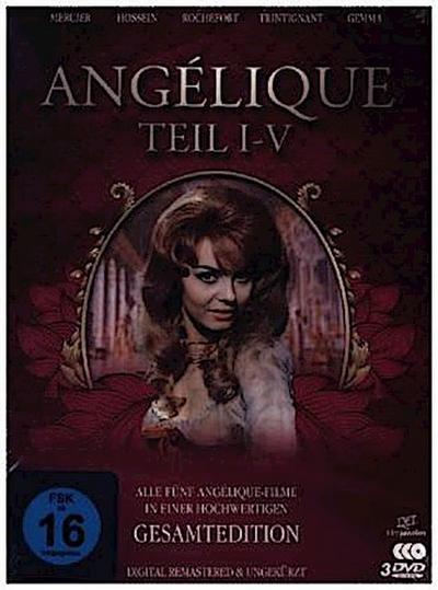 Angélique I-V - Gesamtedition (Alle 5 Filme - digital remastered). 3 DVDs