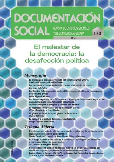 El malestar de la democracia : la desafección política