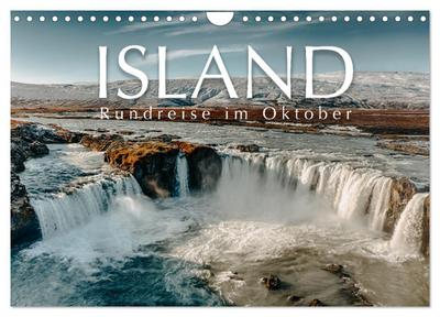 Island - Rundreise im Oktober (Wandkalender 2026 DIN A4 quer), CALVENDO Monatskalender