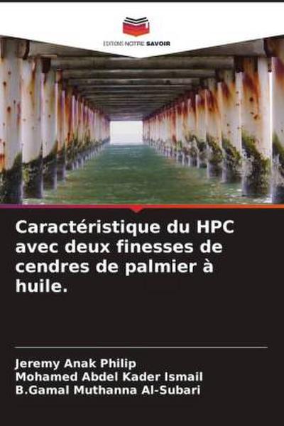 Caractéristique du HPC avec deux finesses de cendres de palmier à huile.