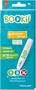 BOOKii® Aufnahme-Sticker neutral Paket 1, Nr. 001-120 (120 Stück). .Paket 1, Nr. 001-120