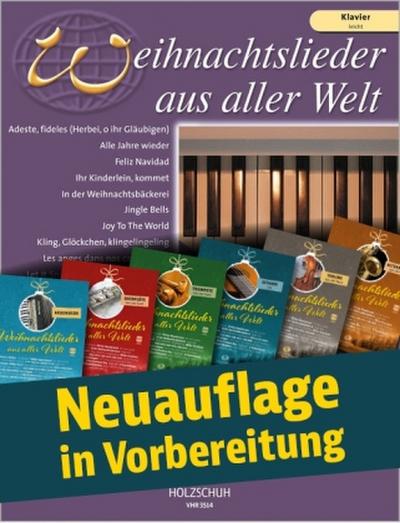 Weihnachtslieder aus aller Welt - Klavier leicht