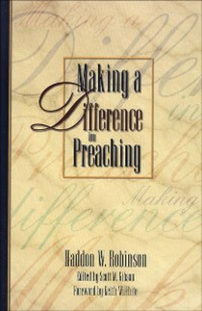 Making a Difference in Preaching