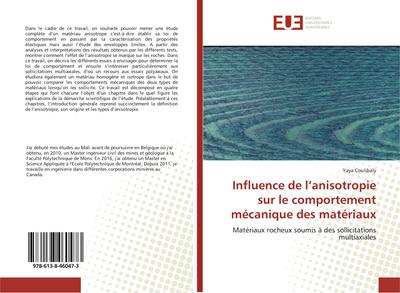 Influence de l’anisotropie sur le comportement mécanique des matériaux