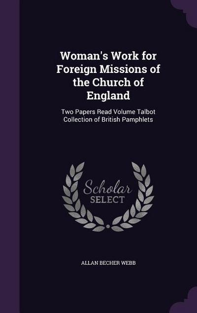 Woman’s Work for Foreign Missions of the Church of England