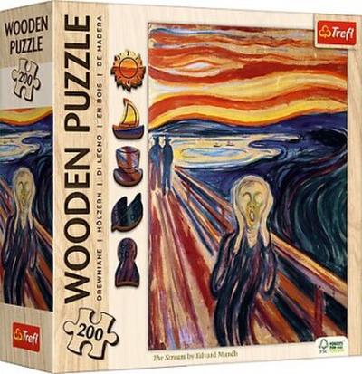 Holz Puzzle 200 - Der Schrei / Edvard Munch