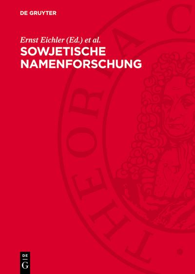 Sowjetische Namenforschung