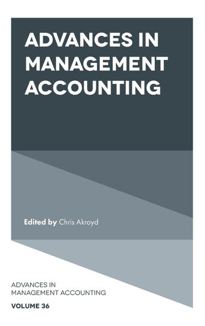Advances in Management Accounting