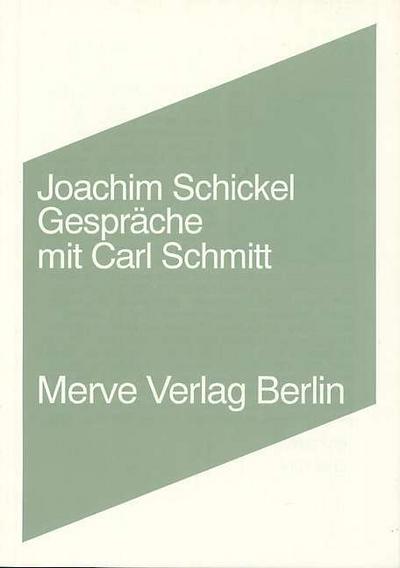 Schickel,Carl Schmitt