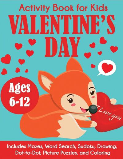 Valentine’s Day Activity Book for Kids