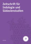 Zeitschrift für Indologie und Südasienstudien 31