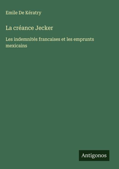 La créance Jecker