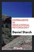 Experiments in educational psychology