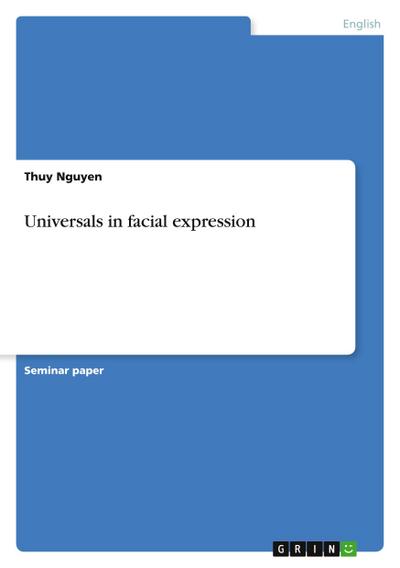 Universals in facial expression