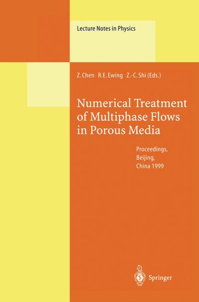 Numerical Treatment of Multiphase Flows in Porous Media