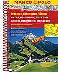 MARCO POLO Reiseatlas Österreich/Liechtenstein/Südtirol/Europa 1:200.000/1:4,5 Mio.: Mit landschaftlich schönen Strecken und Sehenswürdigkeiten. ... Europateil (MARCO POLO Reiseatlanten)