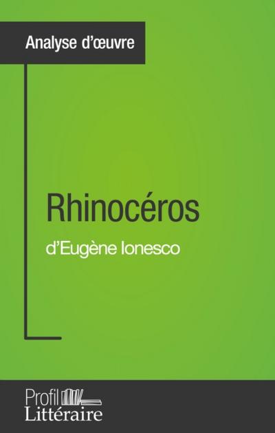 Rhinocéros d’Eugène Ionesco (Analyse approfondie)