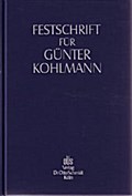 Festschrift für Günter Kohlmann zum 70. Geburtstag