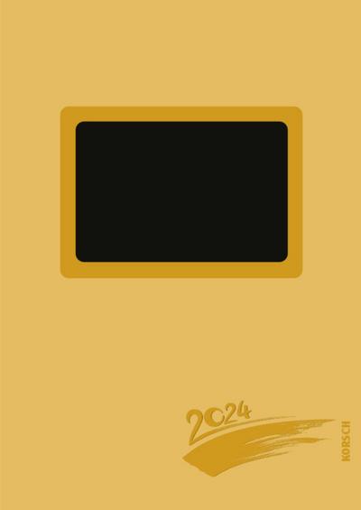 Foto-Malen-Basteln A4 gold gestanzt mit Folienprägung 2024