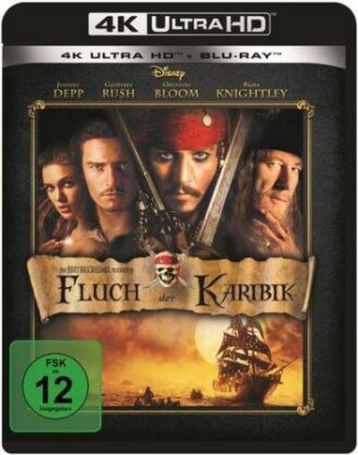 Pirates of the Caribbean - Fluch der Karibik 4K, 1 UHD-Blu-ray + 1 Blu-ray