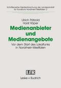 Medienanbieter und Medienangebote