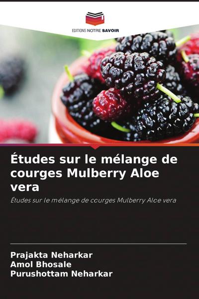 Études sur le mélange de courges Mulberry Aloe vera