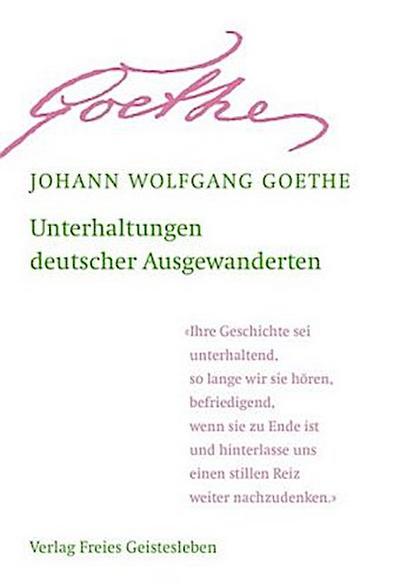 Unterhaltungen deutscher Ausgewanderten