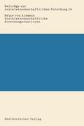 Sozialwissenschaftliche Forschungsinstitute
