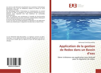 Application de la gestion de Redox dans un Bassin d’eau