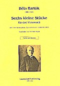 6 kleine Stückefür 3 Violoncelli