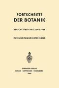 Bericht über das Jahr 1959