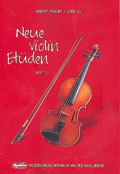 Neue Violin-Etüden op.15 Band 3