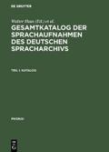 Gesamtkatalog der Sprachaufnahmen des Deutschen Spracharchivs