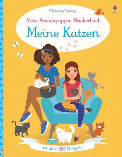 Mein Anziehpuppen-Stickerbuch - Meine Katzen