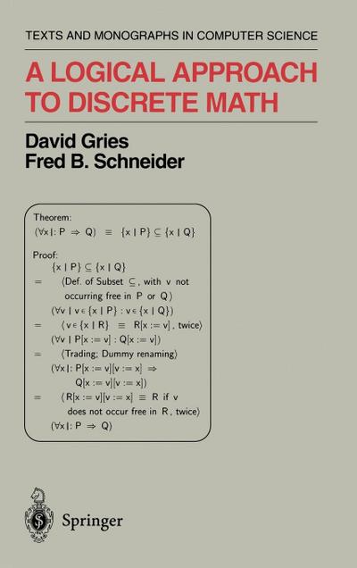 Gries, D: Logical Approach to Discrete Math