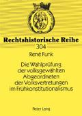 Die Wahlprüfung der volksgewählten Abgeordneten de