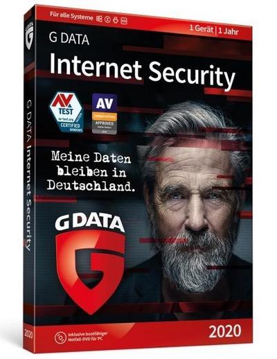 G-Data Internet Security 2020, 1 PC, 1 CD-ROM