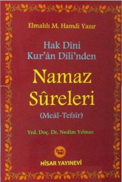 Hak Dini Kuran Dilinden Namaz Sureleri Meal-Tefsir