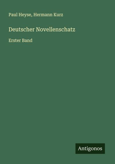 Deutscher Novellenschatz
